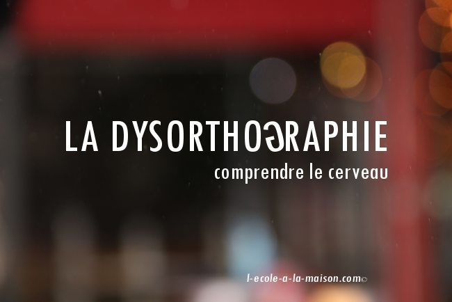 La dysorthographie: la vaincre chez soi, à la maison, sans spécialiste